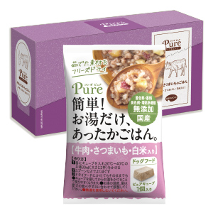 〈ピュアキューブ〉コンボ ピュア ドッグ ウェット エフディーキューブ 牛肉・さつまいも 10個セット